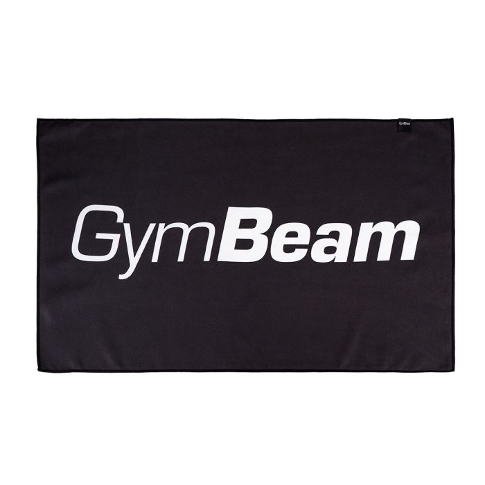 Mini Asciugamano Sportivo Quick-Drying Black - GymBeam singola_variante