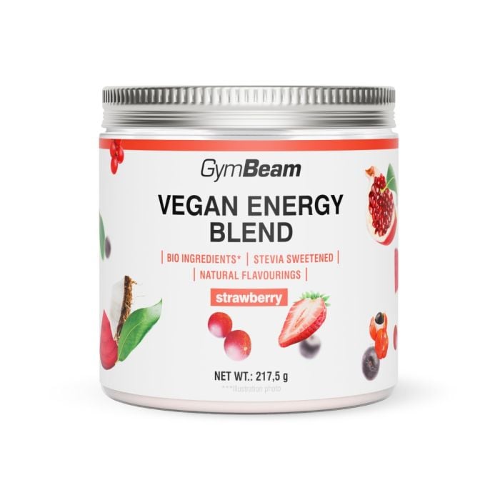 Vegan Energy Blend - GymBeam 217,5 g - Fragola 