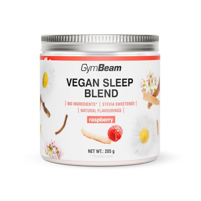 Vegan Sleep Blend - GymBeam 205 g - Lampone