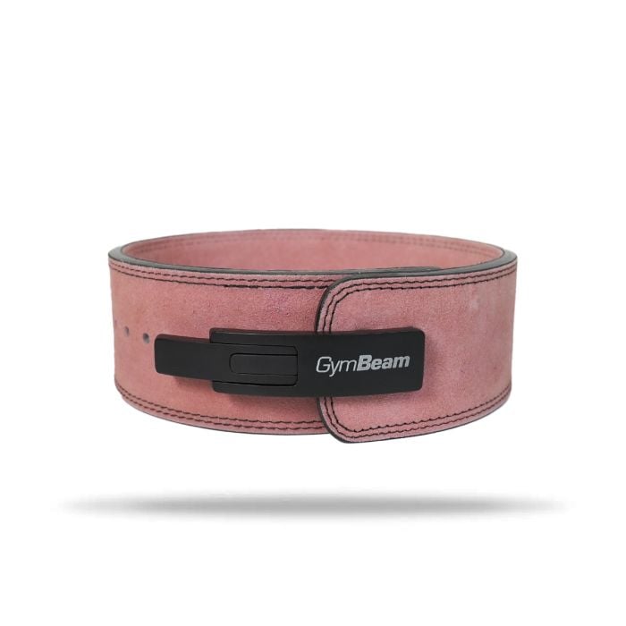 Cintura da Powerlifting LEVER Pink - GymBeam XS