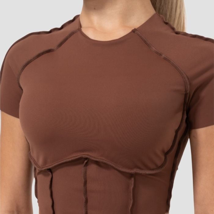 Crop Top Cosmo Brown - GymBeam L