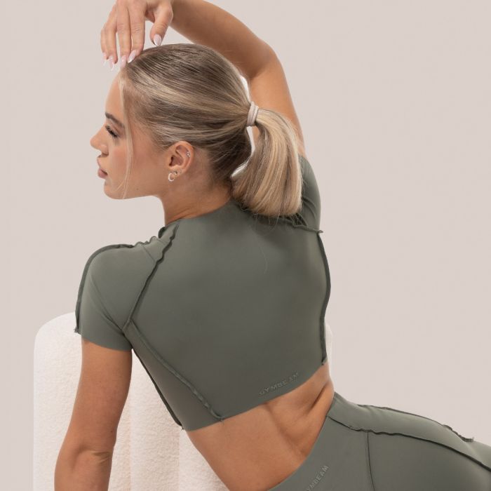 Crop Top Cosmo Olive - GymBeam M