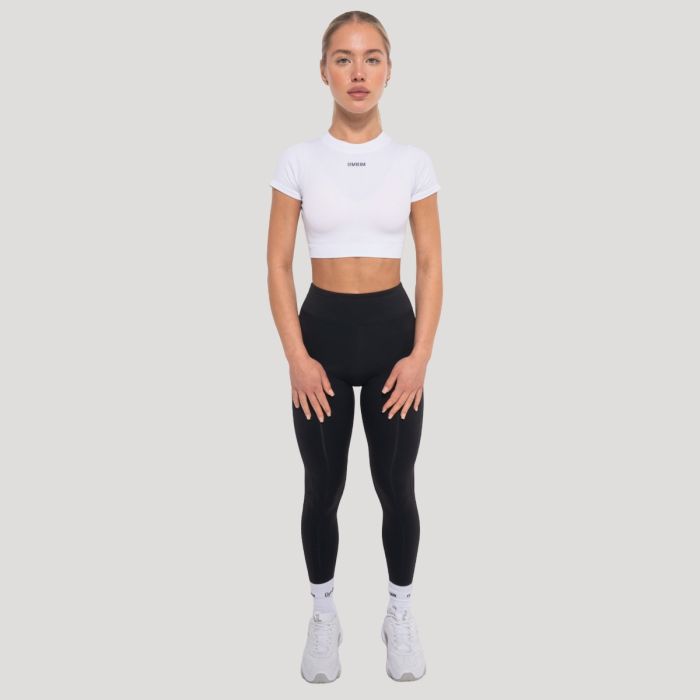 Crop Top da Donna Flow White - GymBeam M
