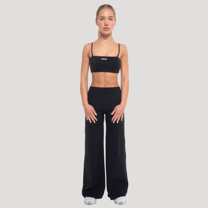 Top Sportivo da Donna Flow Black - GymBeam S