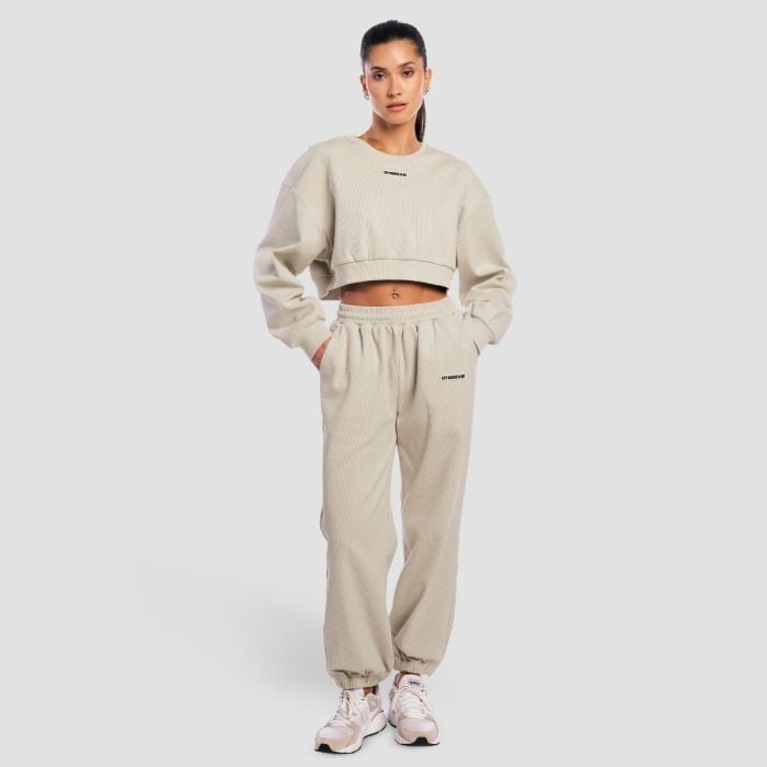 Felpa da Donna Cropped Aura Grey - GymBeam S