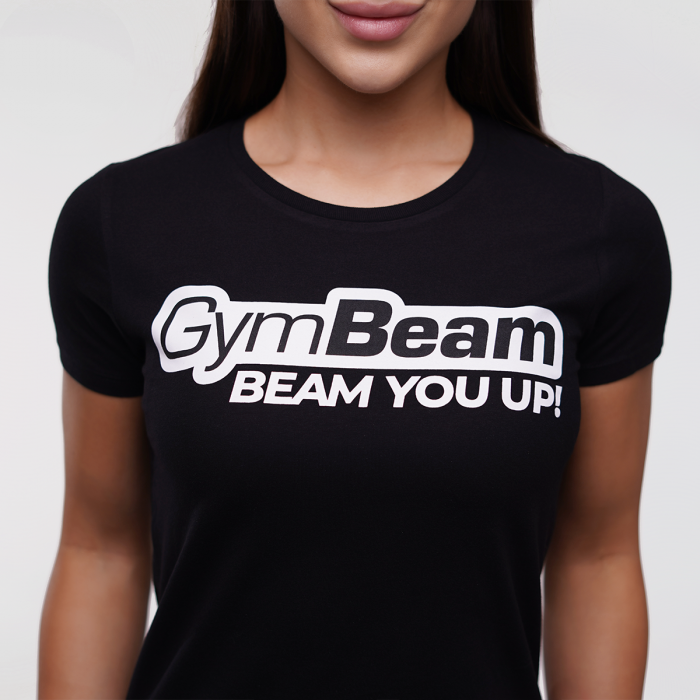 T-Shirt da Donna Beam Black - GymBeam M