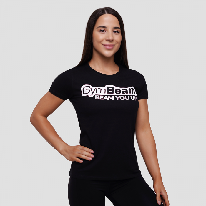 T-Shirt da Donna Beam Black - GymBeam