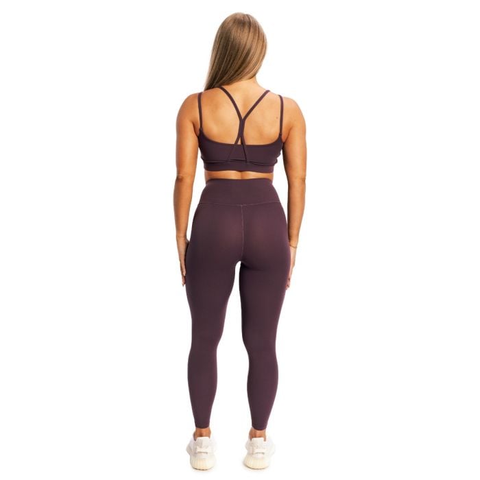 Women‘s BEAT Leggings Berrywood - GymBeam XL