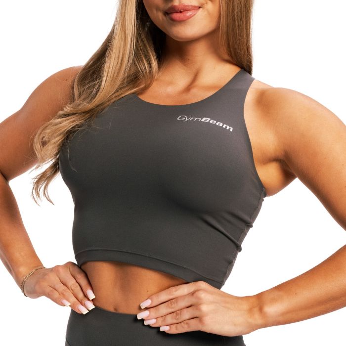 Top Sportivo BEAT Charcoal - GymBeam XXL