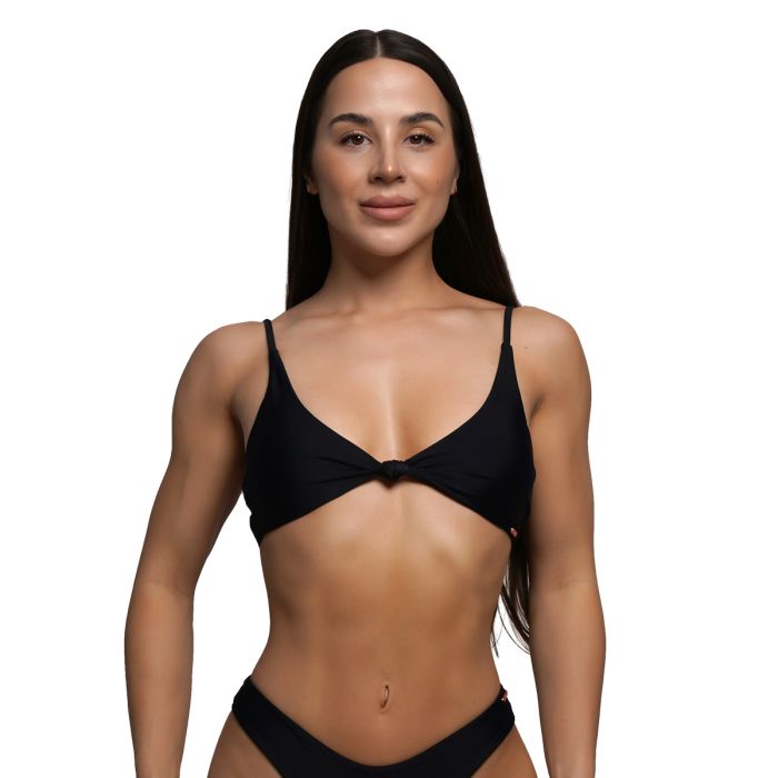 Top del Costume da Bagno CURACAO Black - GymBeam XS
