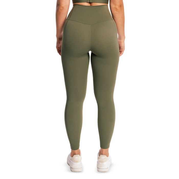 Leggings da Donna Combat Olive Grey - GymBeam L
