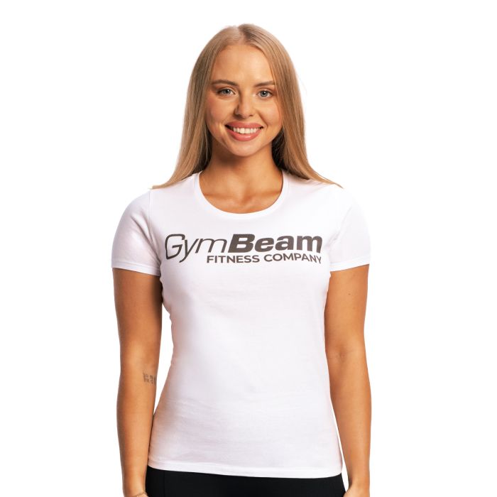 T-Shirt Fitness White - GymBeam S