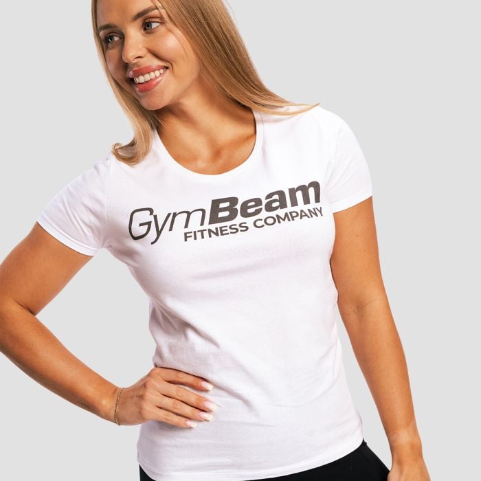 T-Shirt Fitness White - GymBeam S