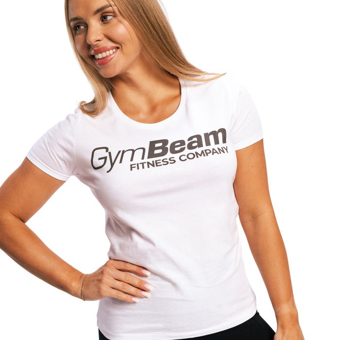 T-Shirt Fitness White - GymBeam S