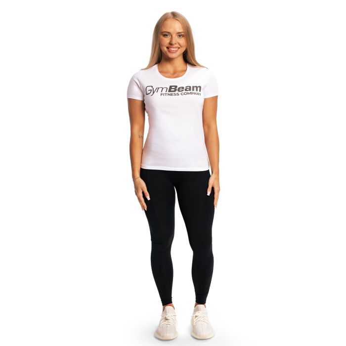 T-Shirt Fitness White - GymBeam S