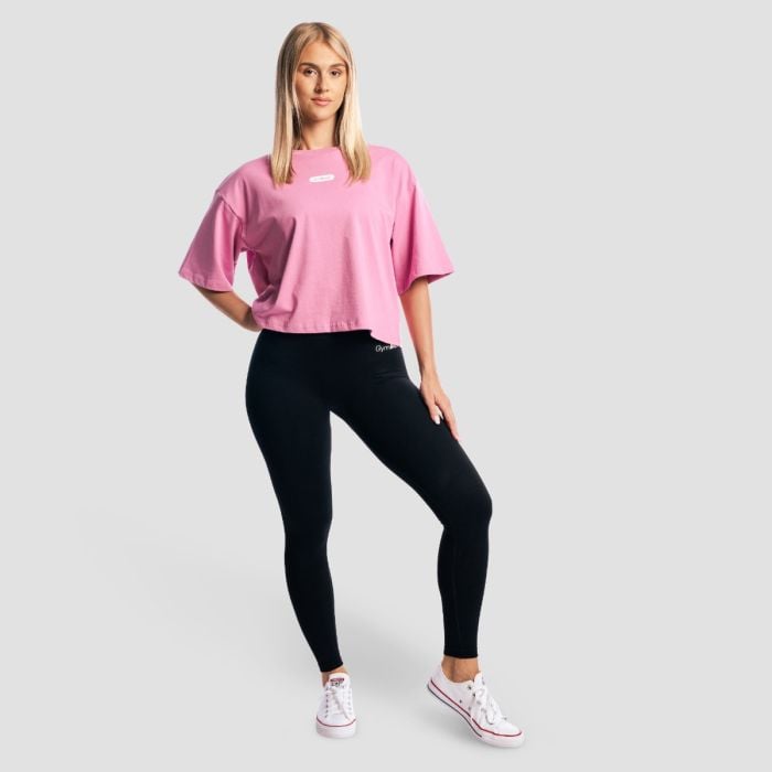 T-Shirt Boxy Girls Club Pink - GymBeam S