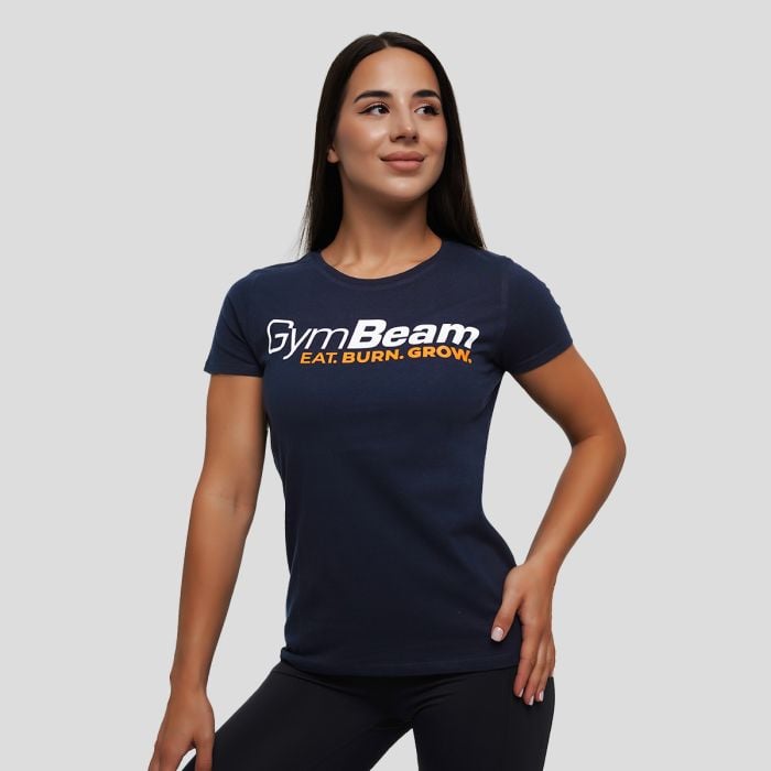 T-Shirt da Donna Grow Navy - GymBeam XS