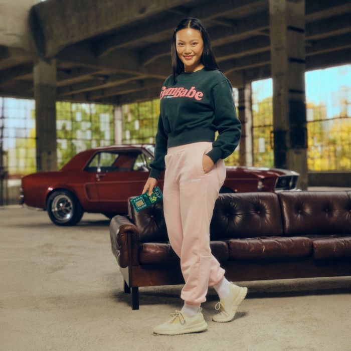 Felpa da Donna GymBabe Forest - GymBeam L