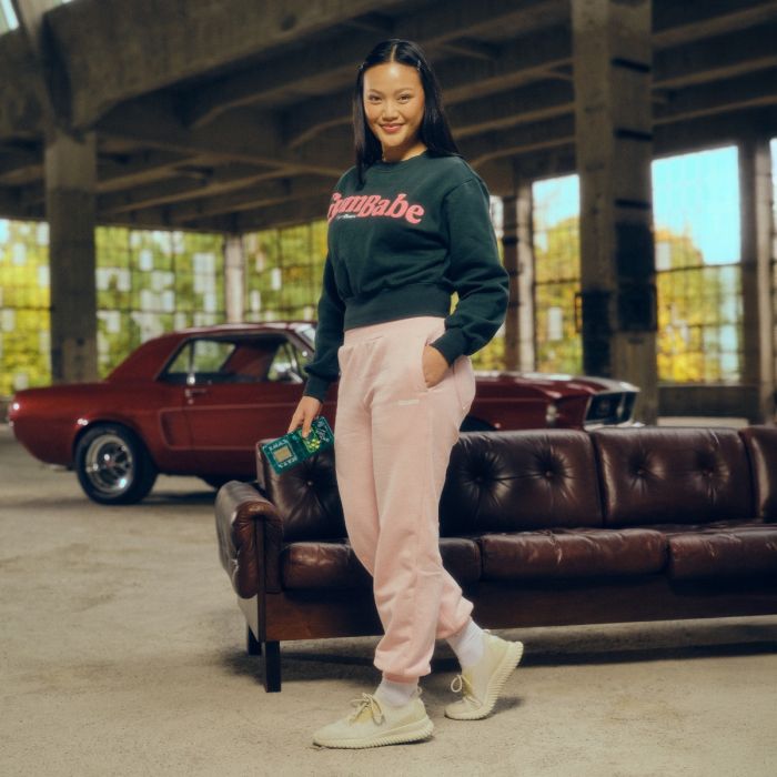 Joggers da Donna GymBabe Cherrybloom - GymBeam S