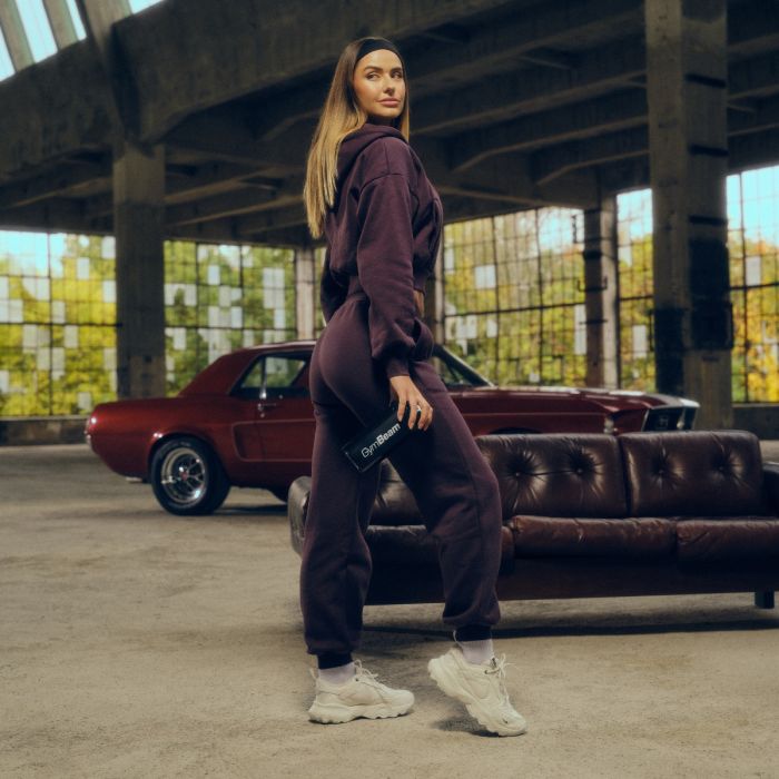 Felpa con Cappuccio e Zip da Donna - GymBeam M