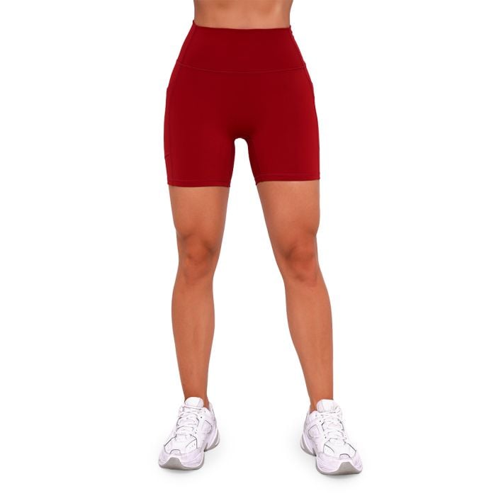 Pantaloncini Ignite da Donna Dark Red - GymBeam XS