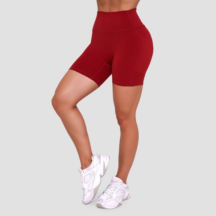 Pantaloncini Ignite da Donna Dark Red - GymBeam XS