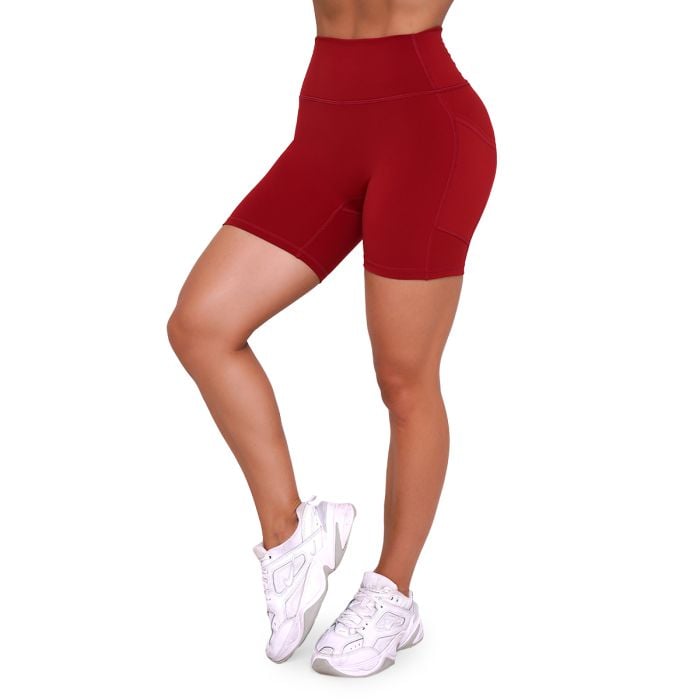 Pantaloncini Ignite da Donna Dark Red - GymBeam XS