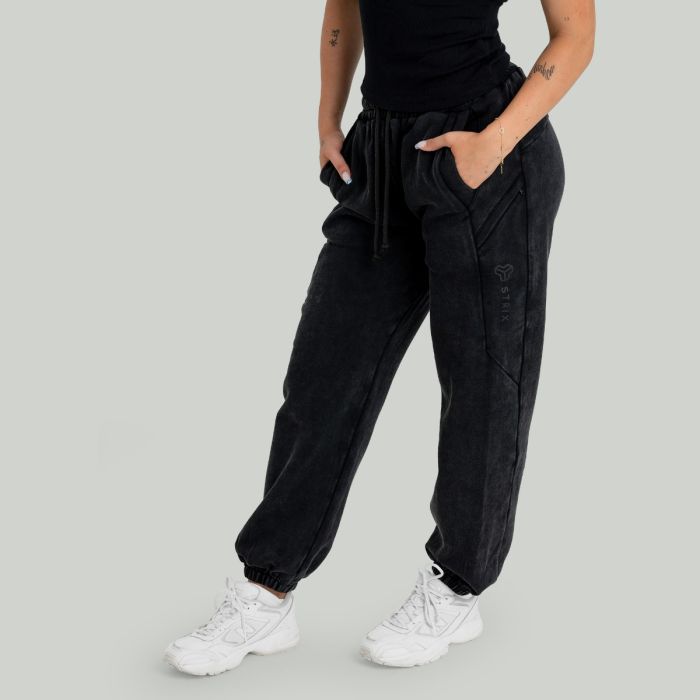 Joggers Slavati da Donna Black - STRIX S