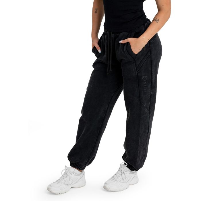 Joggers Slavati da Donna Black - STRIX S