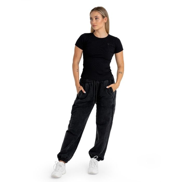 Joggers Slavati da Donna Black - STRIX S