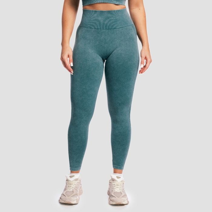 Leggings da Donna Lift Seamless Petrol - GymBeam M