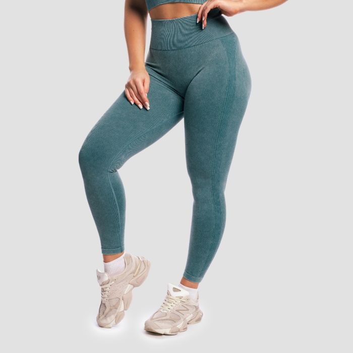 Leggings da Donna Lift Seamless Petrol - GymBeam M