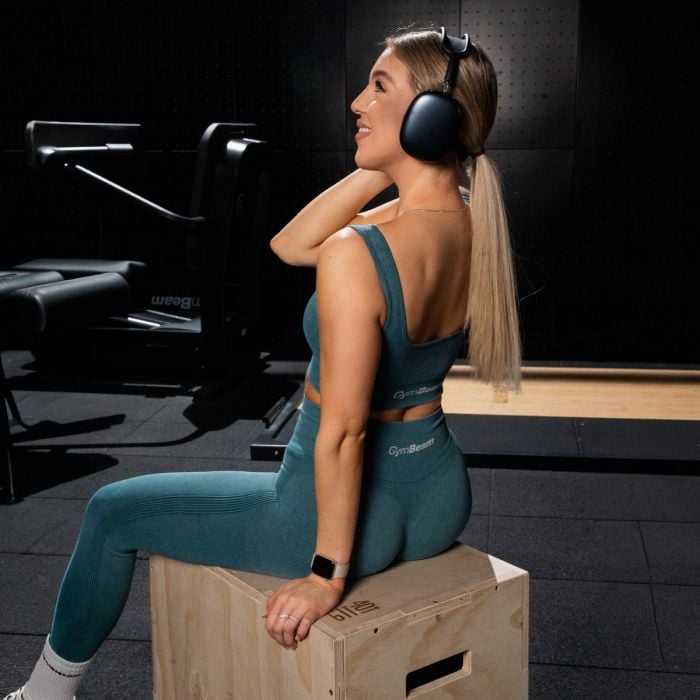 Leggings da Donna Lift Seamless Petrol - GymBeam M