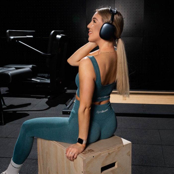 Reggiseno Sportivo Lift Seamless Petrol - GymBeam S