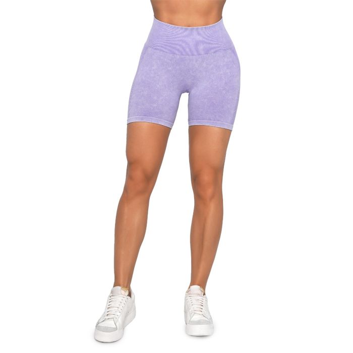 Pantaloncini da Donna Lift Seamless Violet - GymBeam XL
