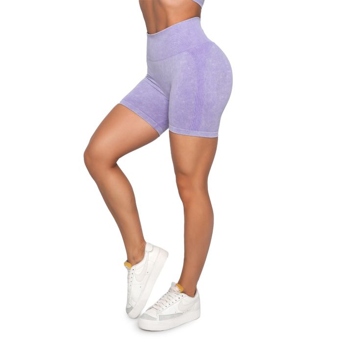 Pantaloncini da Donna Lift Seamless Violet - GymBeam XL