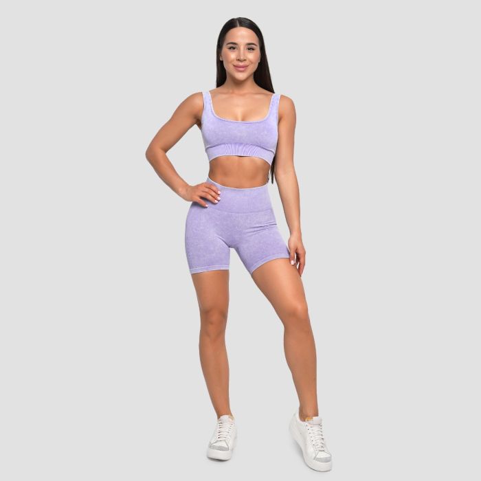 Pantaloncini da Donna Lift Seamless Violet - GymBeam XL