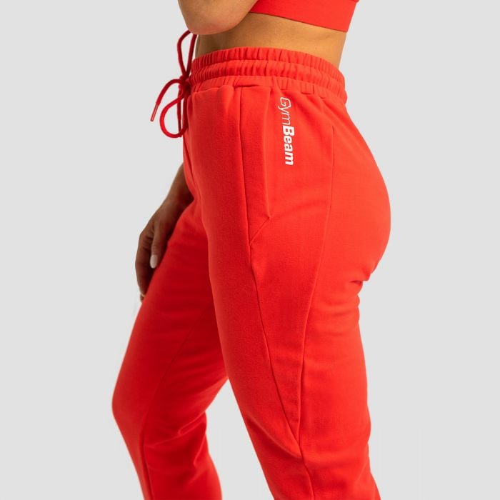Pantaloni della Tuta da Donna Limitless Hot Red - GymBeam XXL