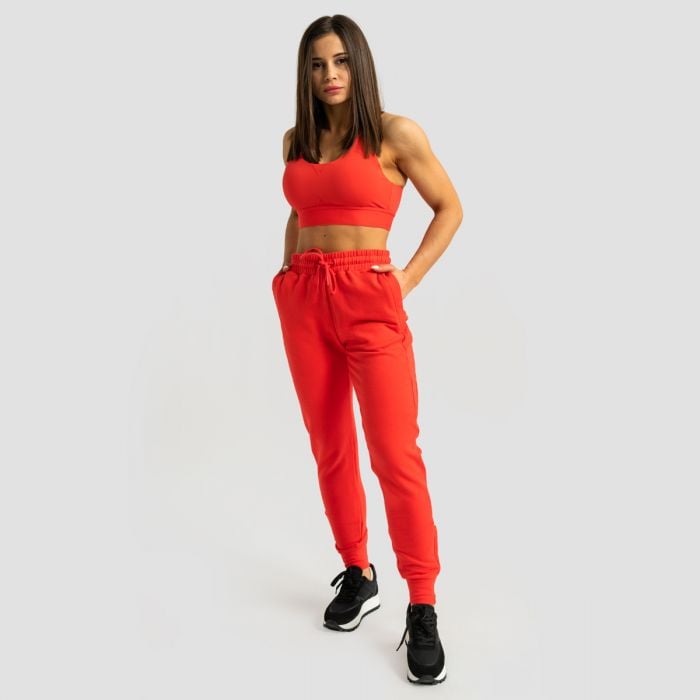 Pantaloni della Tuta da Donna Limitless Hot Red - GymBeam XXL