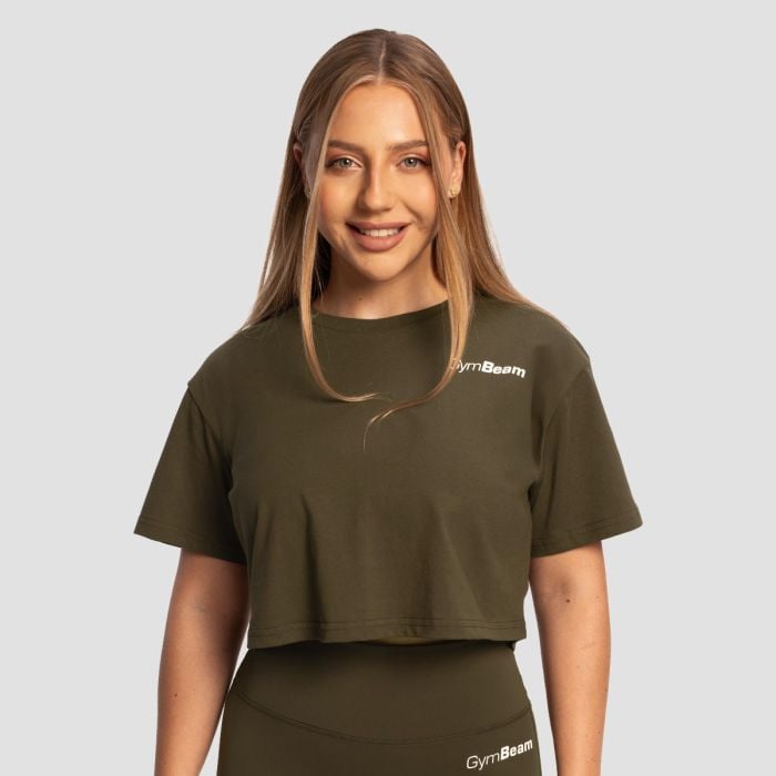 Crop Top da Donna Limitless Espresso - GymBeam XL