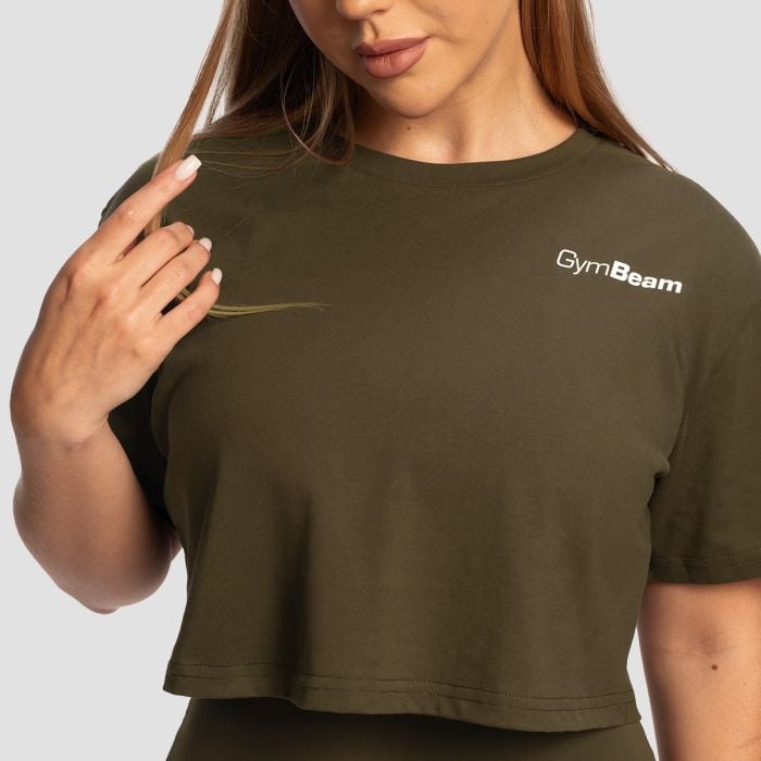Crop Top da Donna Limitless Espresso - GymBeam XL