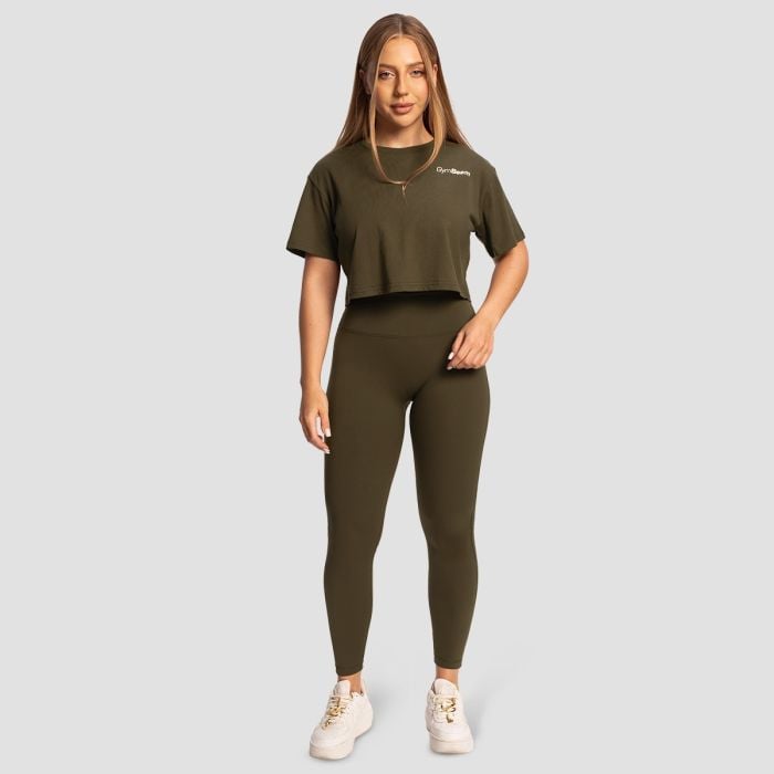 Crop Top da Donna Limitless Espresso - GymBeam XL