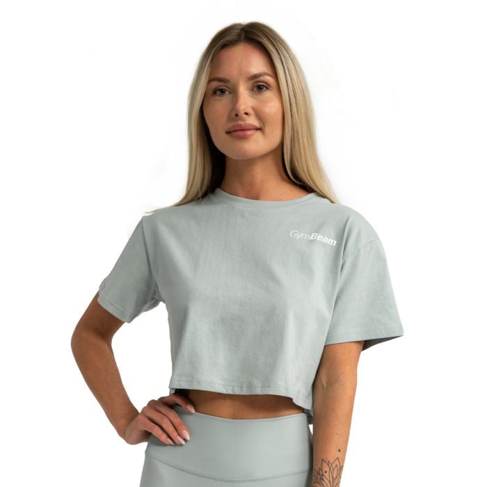Crop Top da Donna Limitless Eucalypt - GymBeam S