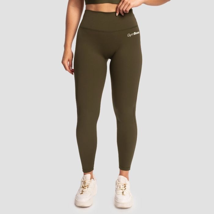 Leggings a Vita Alta da Donna Limitless Espresso - GymBeam XXL