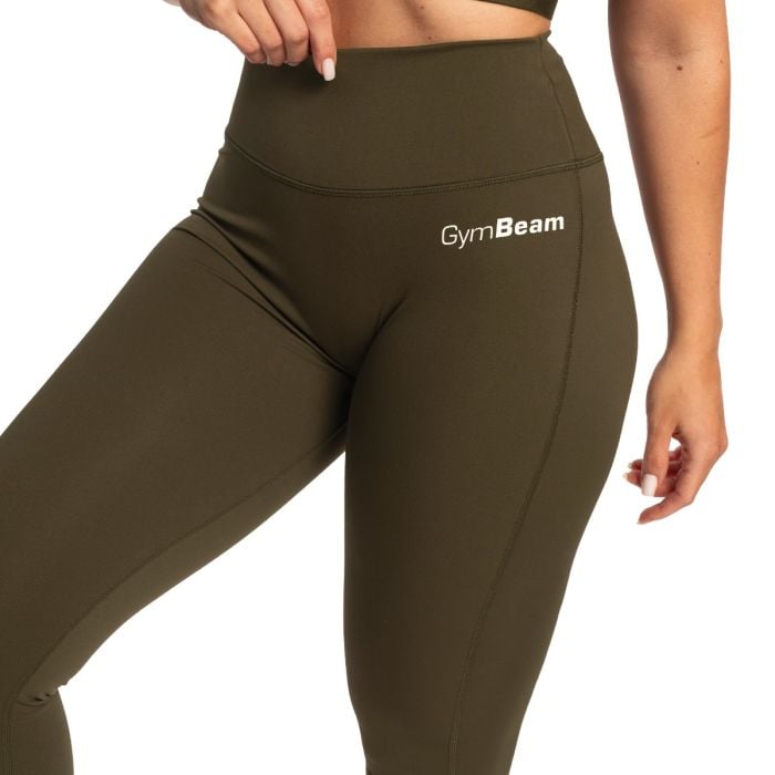 Leggings a Vita Alta da Donna Limitless Espresso - GymBeam XXL