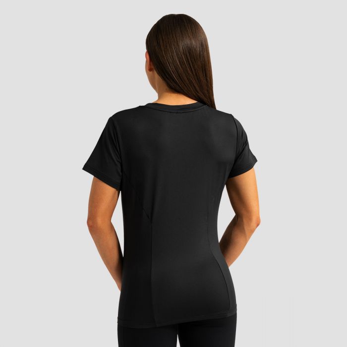 T-shirt Sportiva Limitless da Donna Black - GymBeam XXL