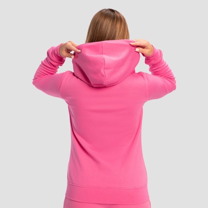 Felpa con Cappuccio e Zip da Donna Limitless Dragonfruit - GymBeam XS
