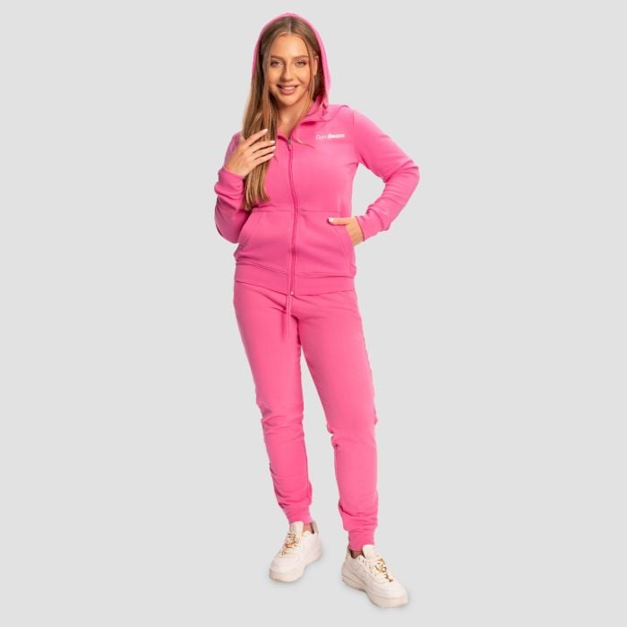 Felpa con Cappuccio e Zip da Donna Limitless Dragonfruit - GymBeam XS