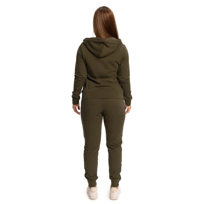 Felpa con Cappuccio e Zip da Donna Limitless Espresso - GymBeam L
