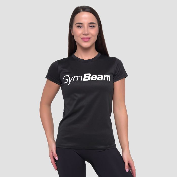 T-Shirt da Donna Mesh Essence Black - GymBeam M